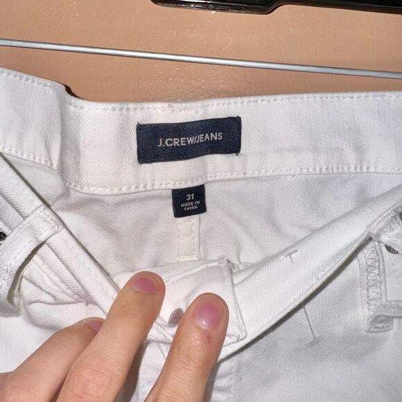 J. Crew Jeans Women's White Denim Button Down Skirt Size 31 - Picture 2 of 9